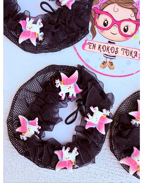 Unicornlu Balerin Topuz Tokası