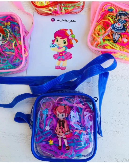 Uzun Askılı Çantalı Lastik Toka