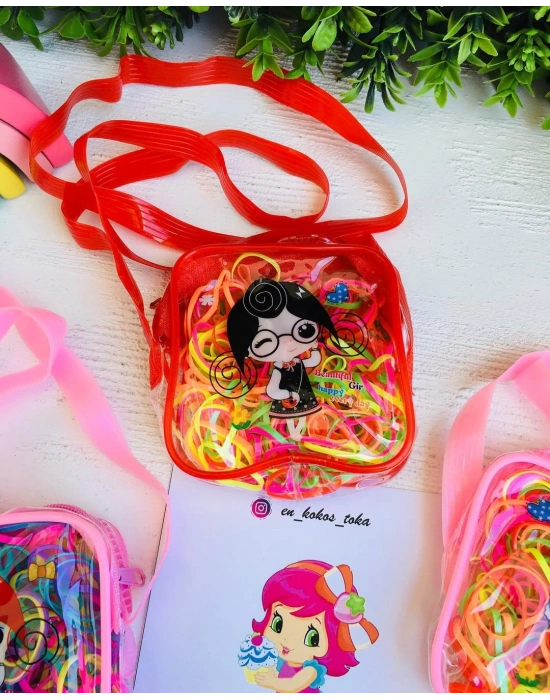 Uzun Askılı Çantalı Lastik Toka