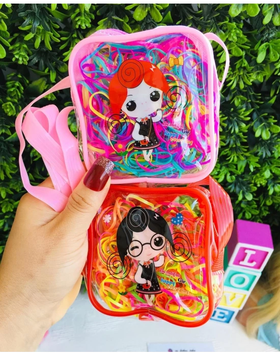 Uzun Askılı Çantalı Lastik Toka