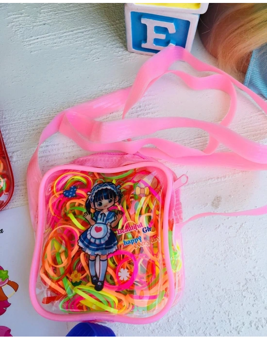 Uzun Askılı Çantalı Lastik Toka