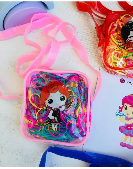 Uzun Askılı Çantalı Lastik Toka