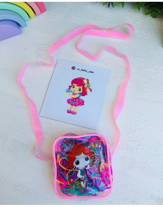 Uzun Askılı Çantalı Lastik Toka