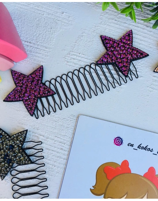 Yıldız Desenli Tarak Toka