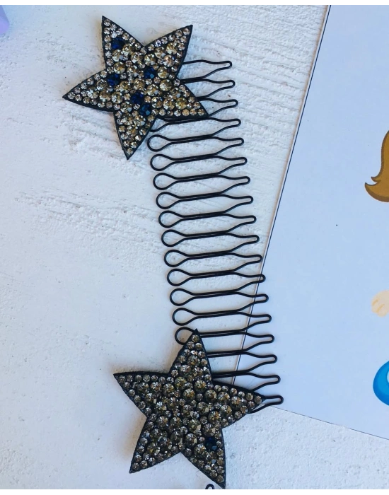 Yıldız Desenli Tarak Toka