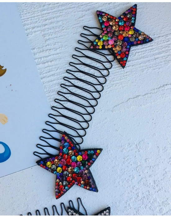 Yıldız Desenli Tarak Toka