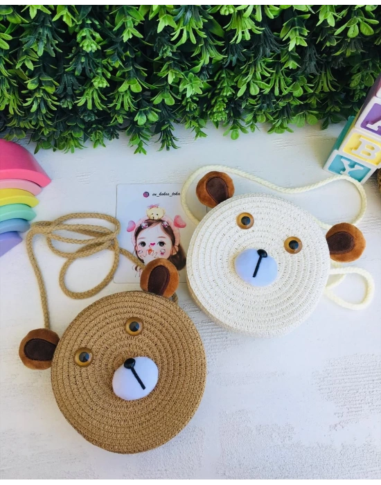 Yuvarlak Hasır Çanta