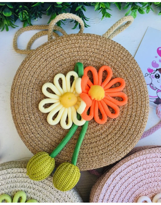 Yuvarlak Hasır Çanta