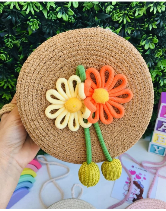 Yuvarlak Hasır Çanta