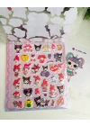 2 Sayfa Kuromi Stickers