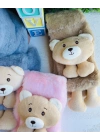 Ayıcıklı Peluş Atkı