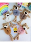 Ayıcıklı Peluş Lastik Tokalar