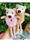 Ayıcıklı Peluş Lastik Tokalar