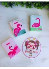 Flamingo Figürlü Mendil