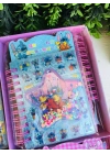 İçi Boncuklu Stickerlı Not Defteri