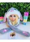 Işıklı Peluş Zıplayan Kulaklı Şapkalar