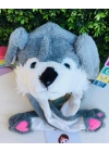 Işıklı Peluş Zıplayan Kulaklı Şapkalar