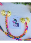 Işıllı Unicorn Örgü Yapay Saç