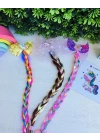 Işıllı Unicorn Örgü Yapay Saç
