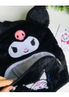 Kuromi Ve Hello Kitty Peluş Sırt Çantası