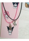 Kuromi Ve My Melody Kolye