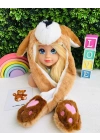 Peluş Zıplayan Kulaklı Şapkalar