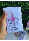Pembe Detayları Olan Pony Desenli Külotlu Çorap