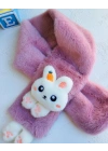 Tavşanlı Peluş Atkı