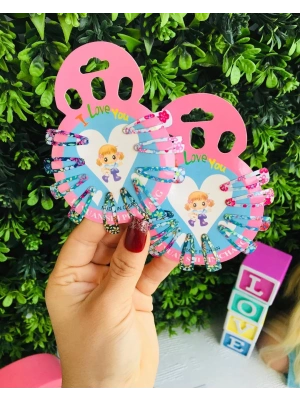 10lu Minik Çıtçıt Tokalar