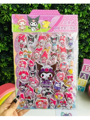 2 Sayfa Kuromi Stickers