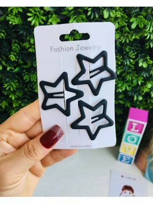 3’lü Orta Boy Yıldız Çıtçıt Toka