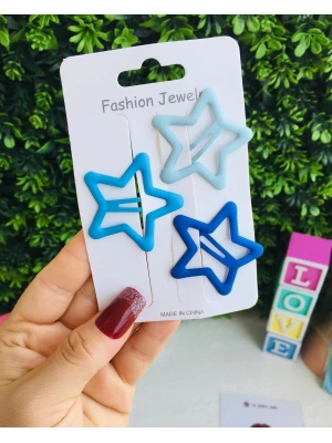 3’lü Orta Boy Yıldız Çıtçıt Toka