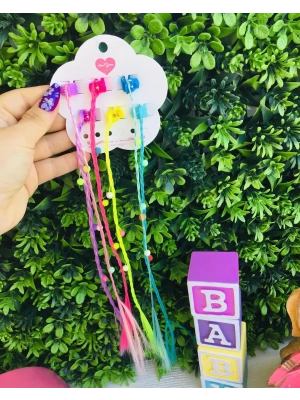 6’lı Boncuklu Yapay Saç