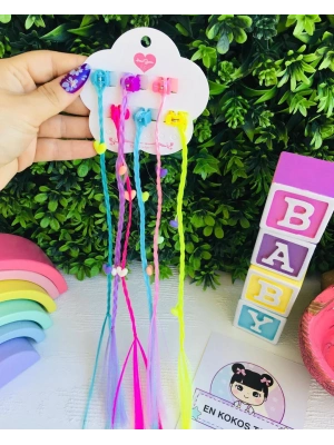 6’lı Kalpli Yapay Saç