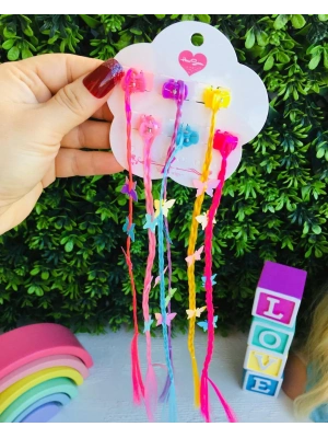 6’lı Kelebek Detaylı Saç Aksesuarı