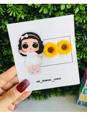 Ayçiçeği Lastik Toka