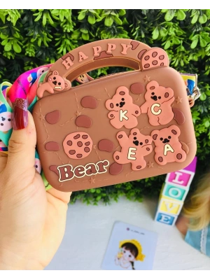 Ayıcıklı Slikon Çanta