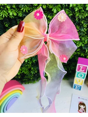 Çiçek Modelli Büyük Fiyonk Toka