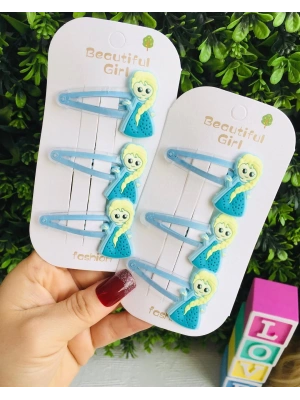 Elsa Çıtçıt Lastik Toka Seti