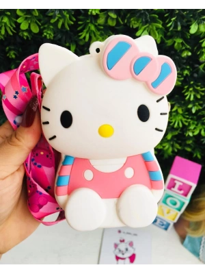 Hello Kityyli Slikon Çanta