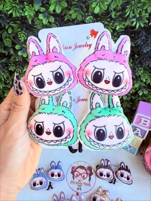 İçi Dolgulu Labubu Lastik Toka