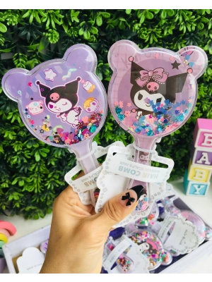 İçi Oynar Pullu Kuromi Tarak