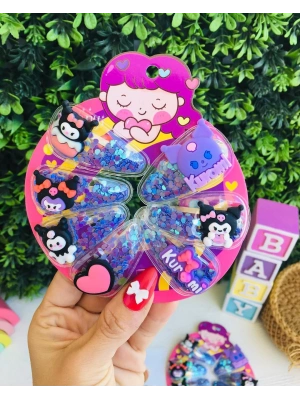 İçi Pullu Çıtçıt Toka Seti