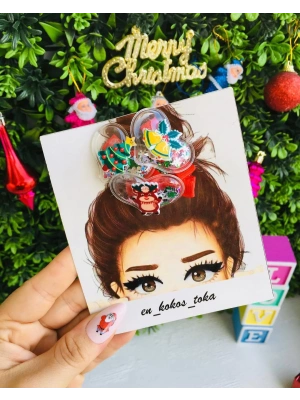 İçi Pullu Klips Yılbaşı Tokalar