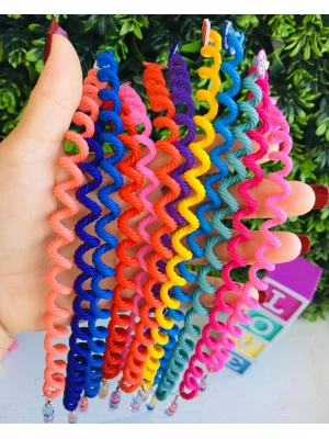 İnce Kıvrımlı Saç Aksesuarı