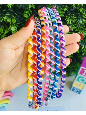 İnce Kıvrımlı Saç Aksesuarı