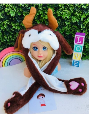 Işıklı Peluş Zıplayan Kulaklı Şapkalar