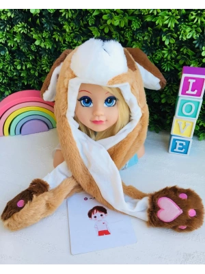 Işıklı Peluş Zıplayan Kulaklı Şapkalar