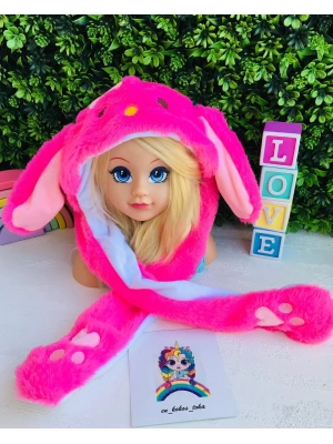 Işıklı Peluş Zıplayan Kulaklı Şapkalar