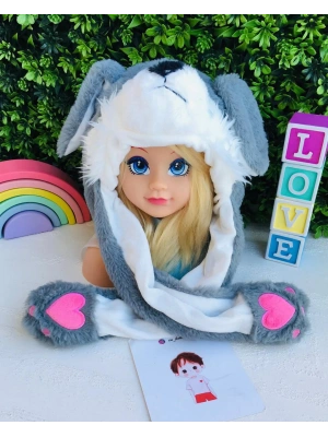 Işıklı Peluş Zıplayan Kulaklı Şapkalar